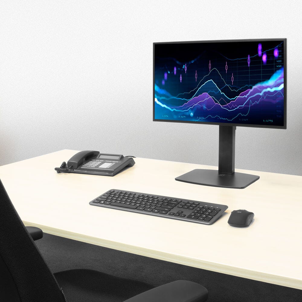 ACT Monitorarm office, op voet met gasveer, 1 scherm - Image 2