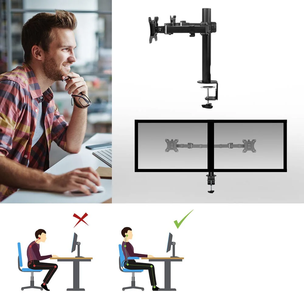 ACT Monitorarm office solid pro, 2 schermen - Image 9