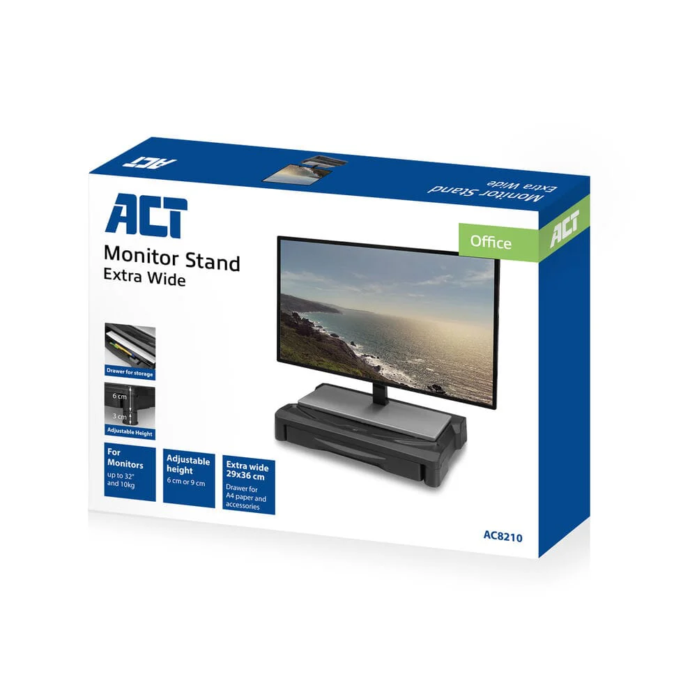 ACT Monitorstandaard extra breed met lade - Image 5