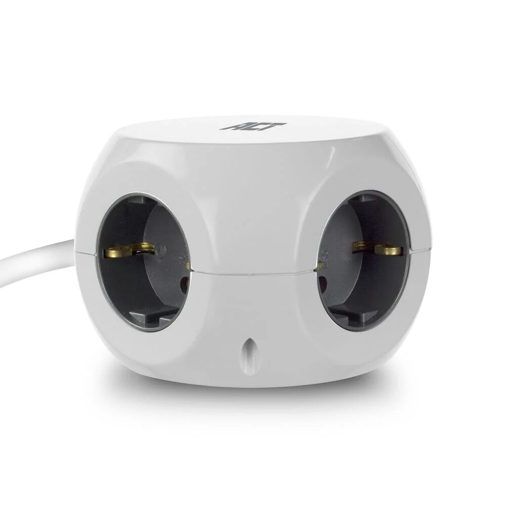 ACT Power strip cube with 3 sockets (type F), 30W PD - Image 9