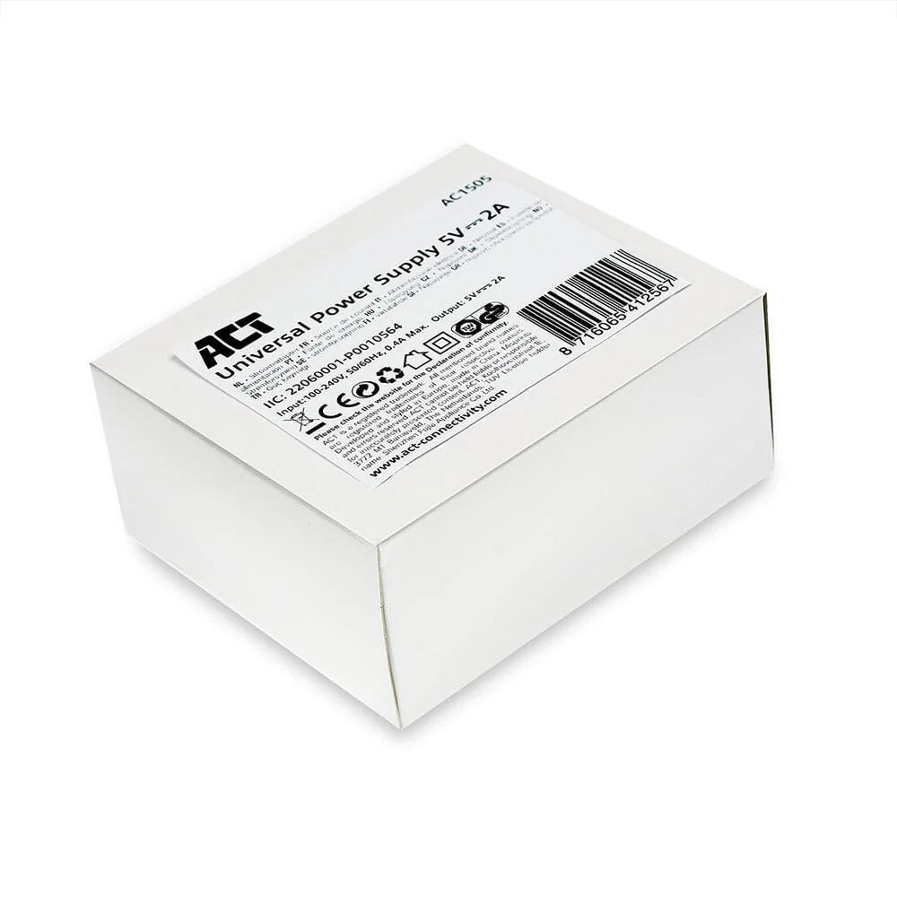 ACT Universele Stroomadapter 5V 2A, voor ACT USB Boosters - Image 4