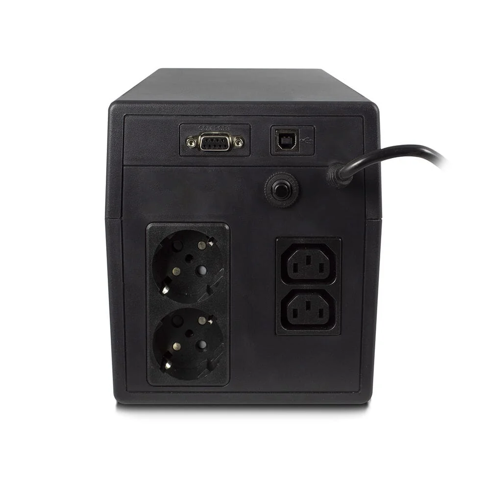 ACT UPS 1000 VA 2x IEC C13 2x type F female, 1x USB 1x RS232 - Image 3