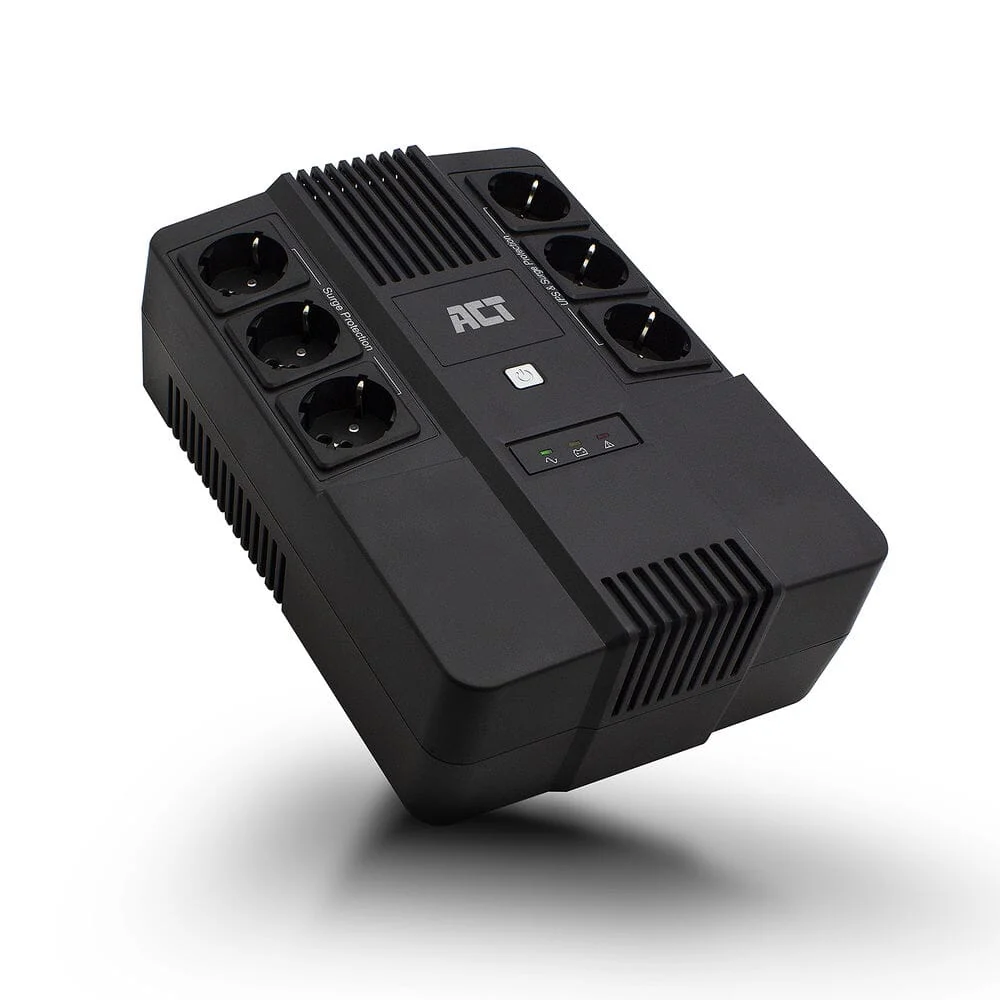 ACT UPS, 600VA, 6x Type F outlet, 1x IEC C14 input, 230V AVR
