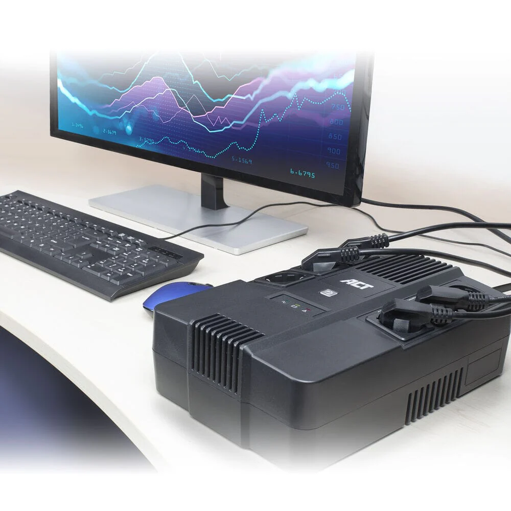 ACT UPS, 600VA, 6x Type F outlet, 1x IEC C14 input, 230V AVR - Image 6