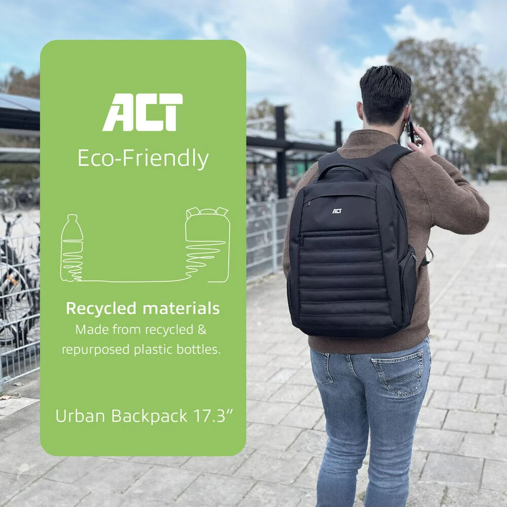 ACT Urban laptop rugzak 17,3 inch - Image 5