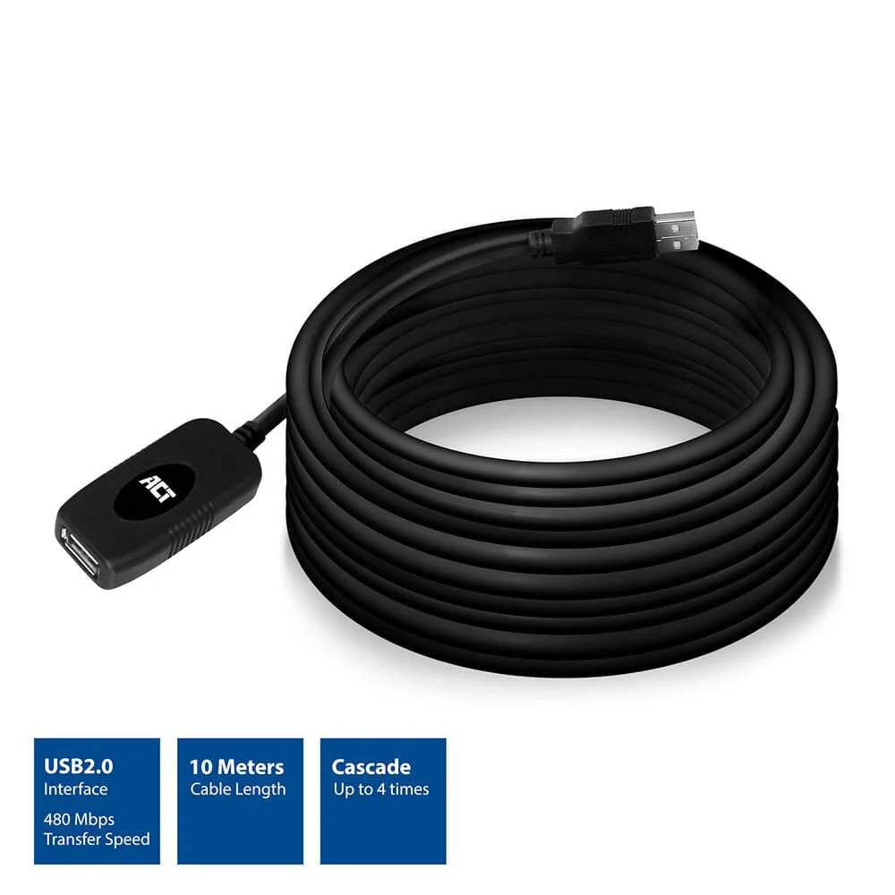 ACT USB 2.0 booster, 10 meter - Image 2