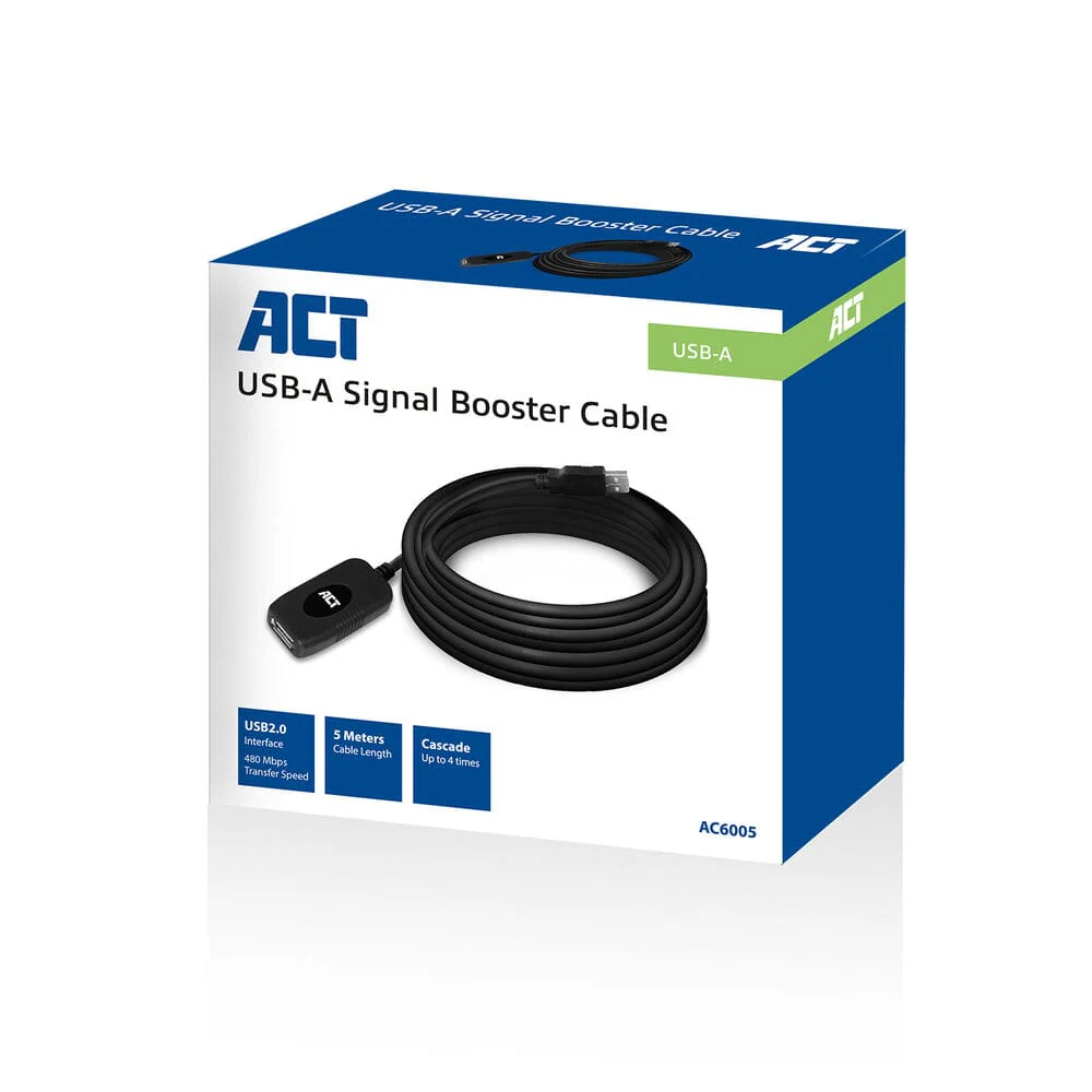 ACT USB 2.0 booster, 5 meter - Image 4