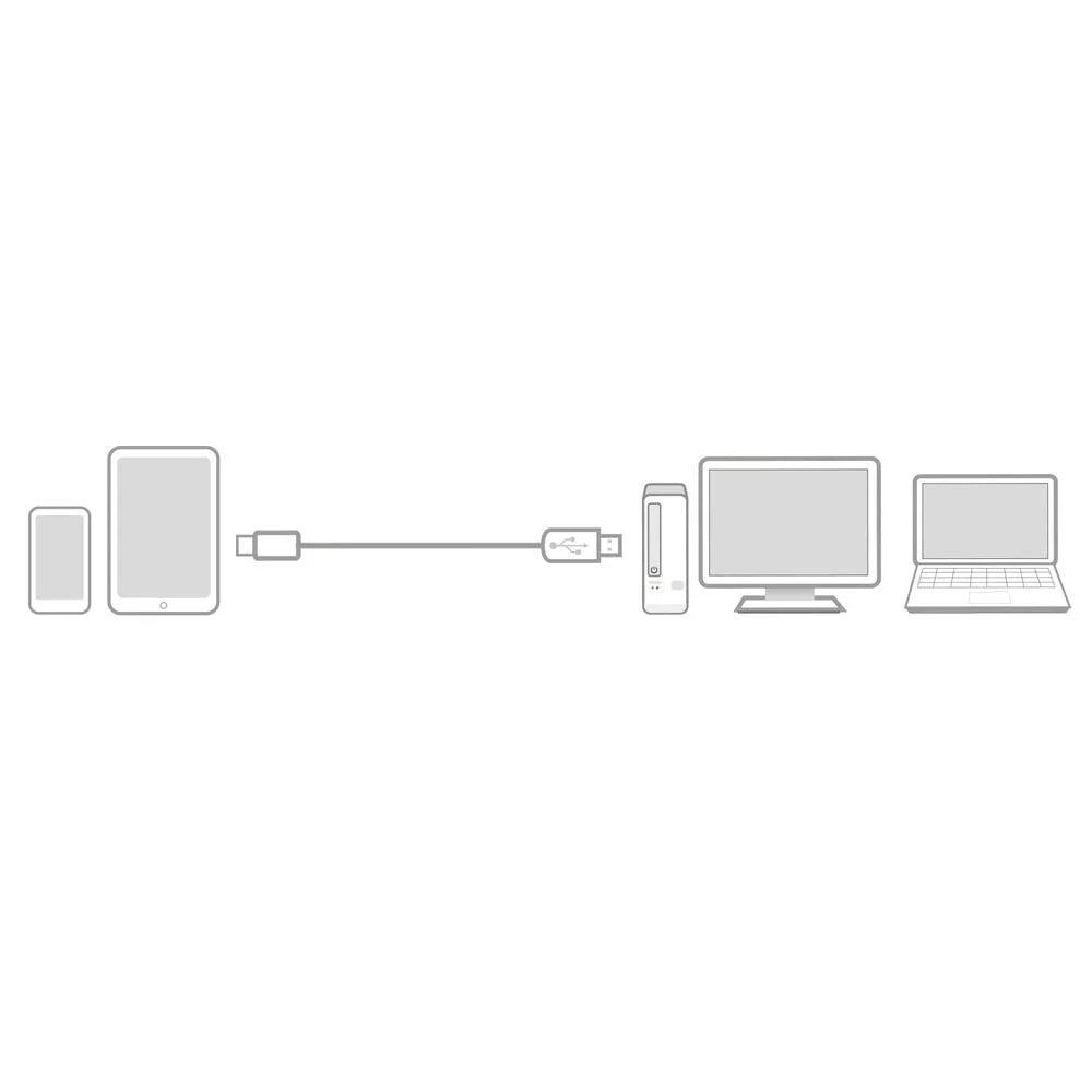 ACT USB 3.2 Gen1 laad- en datakabel A male - C male 1 meter - Image 2