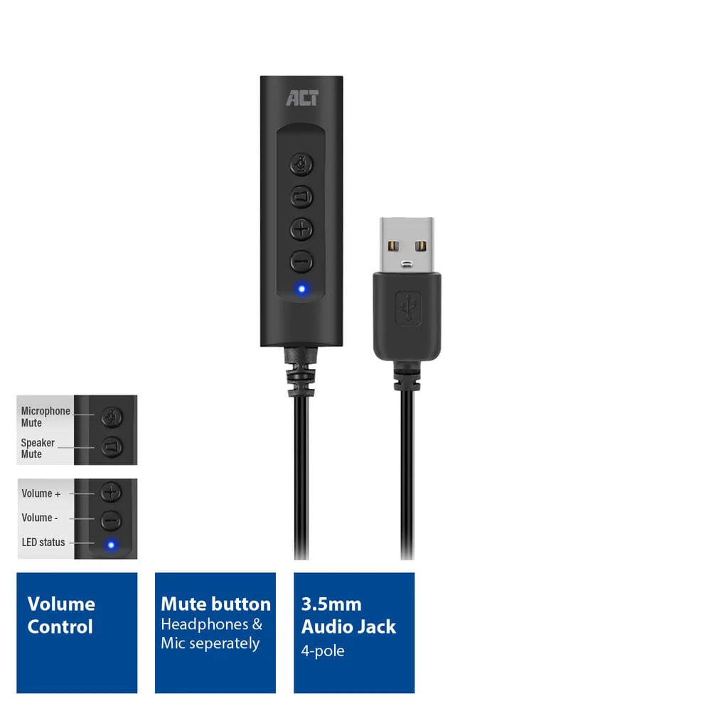ACT USB-A externe geluidskaart - Image 10