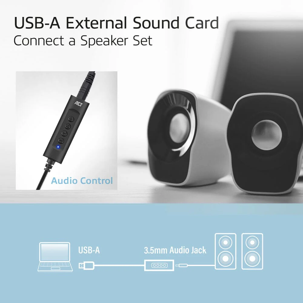 ACT USB-A externe geluidskaart - Image 15