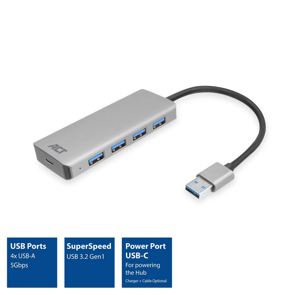 ACT USB-A hub 3.0, 4 poorts USB-A - Image 11