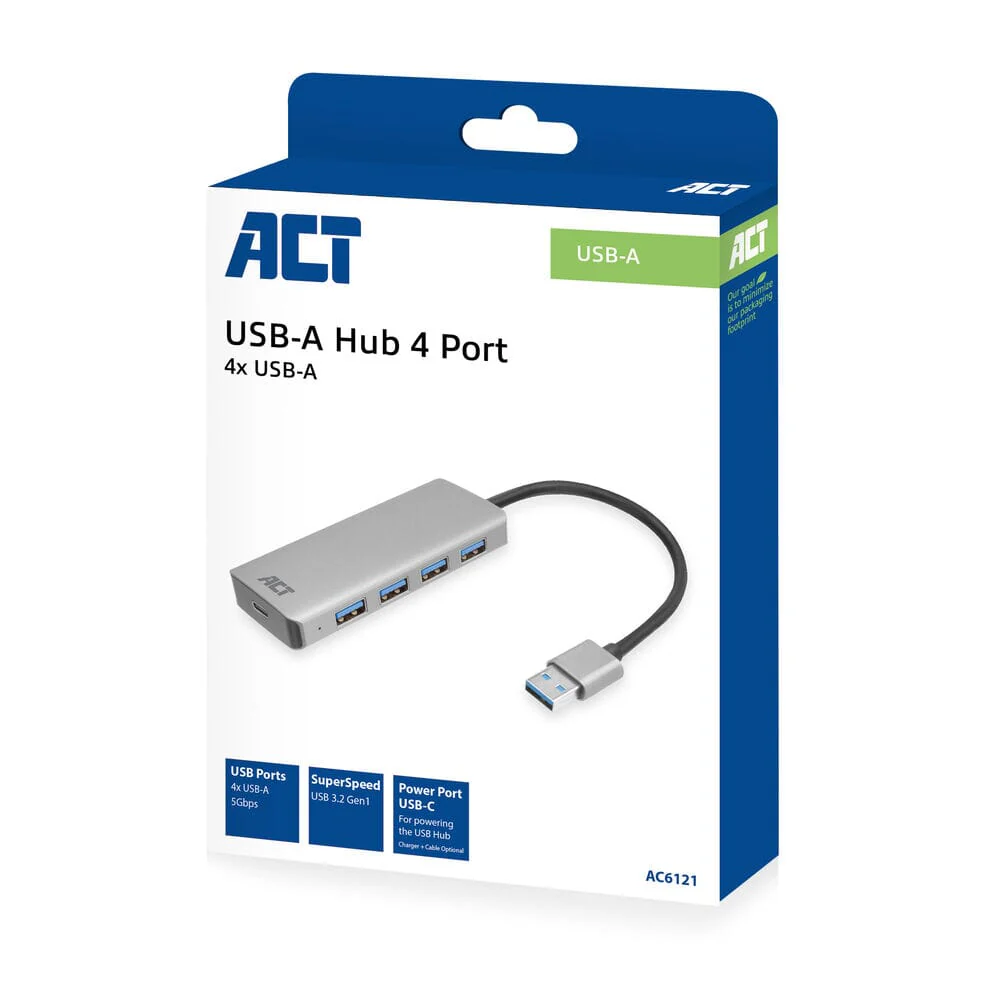 ACT USB-A hub 3.0, 4 poorts USB-A - Image 18