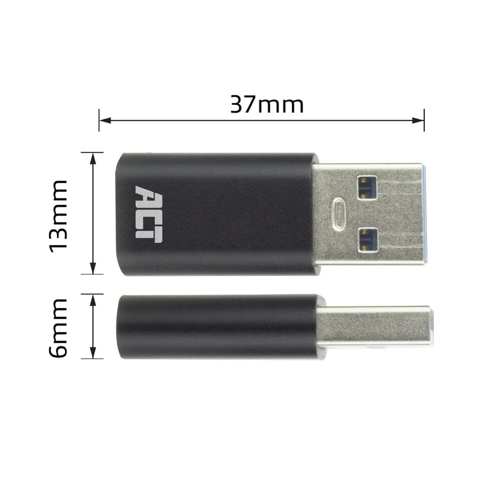 ACT USB-A male to USB-C female adapter - Image 2