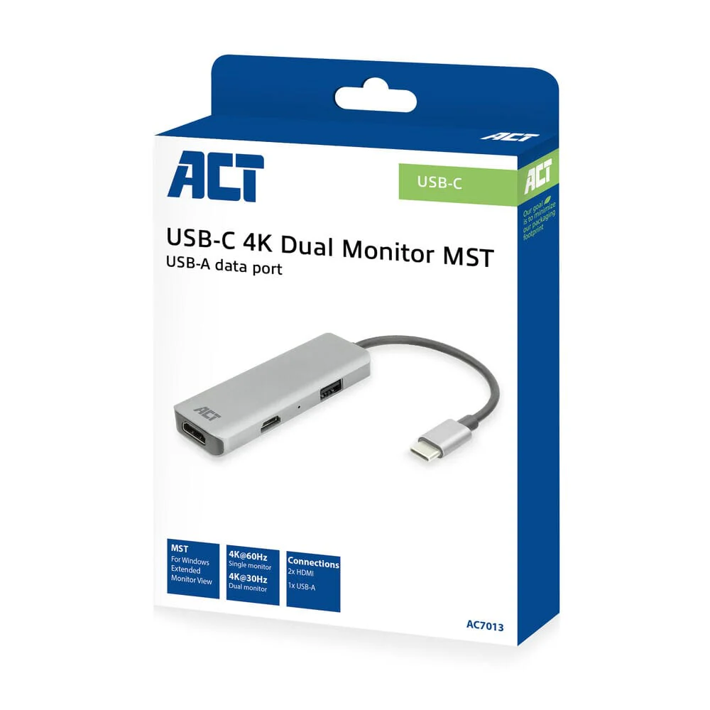 ACT USB-C 4K multiport adapter voor 2 HDMI schermen - Image 18