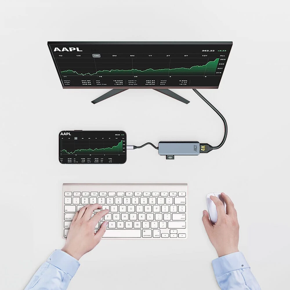 ACT USB-C 4K multiport adapter voor 2 HDMI schermen - Image 6