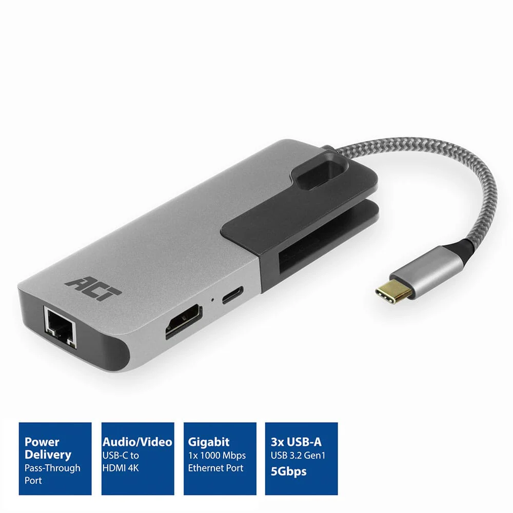 ACT USB-C 4K Multiport Dock - Image 2