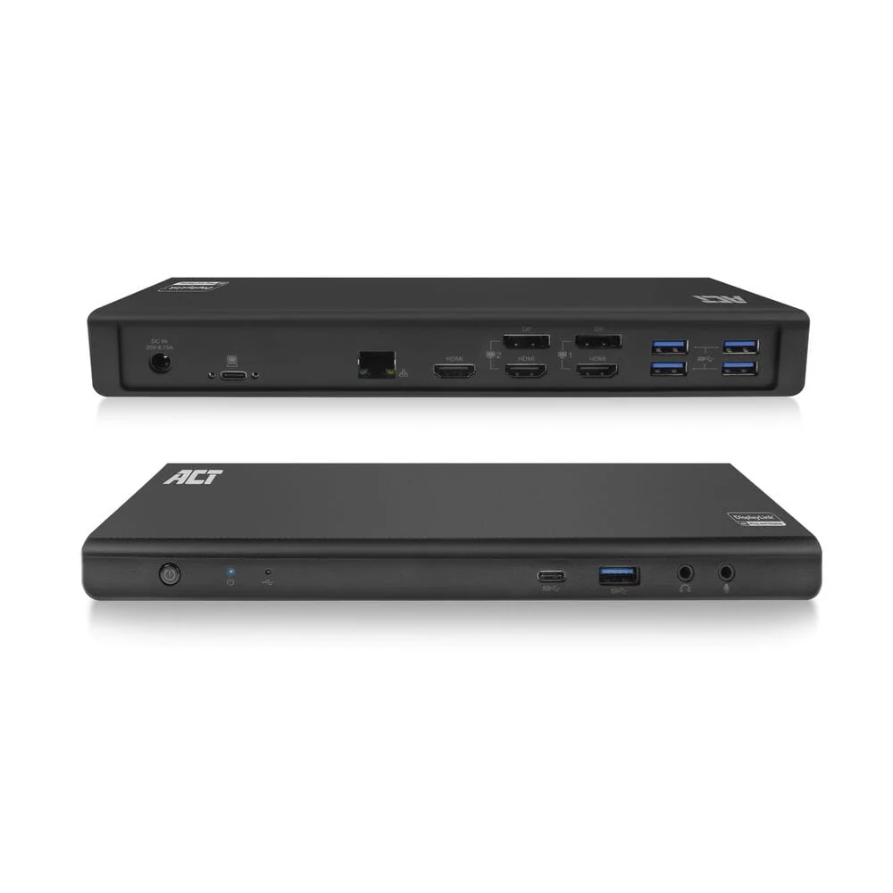 ACT USB-C Docking Station 4K, voor 2 of 3 monitoren - Image 11
