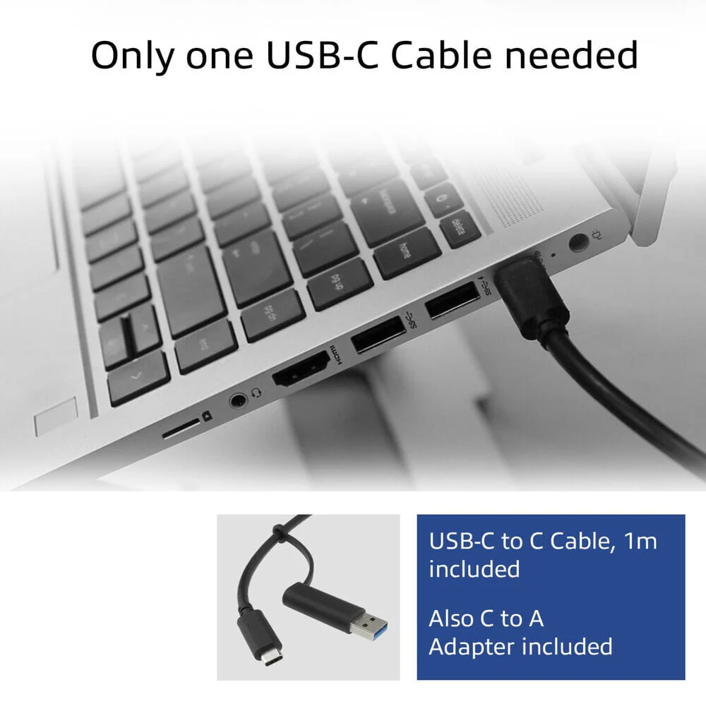 ACT USB-C Docking Station 4K, voor 2 of 3 monitoren - Image 6