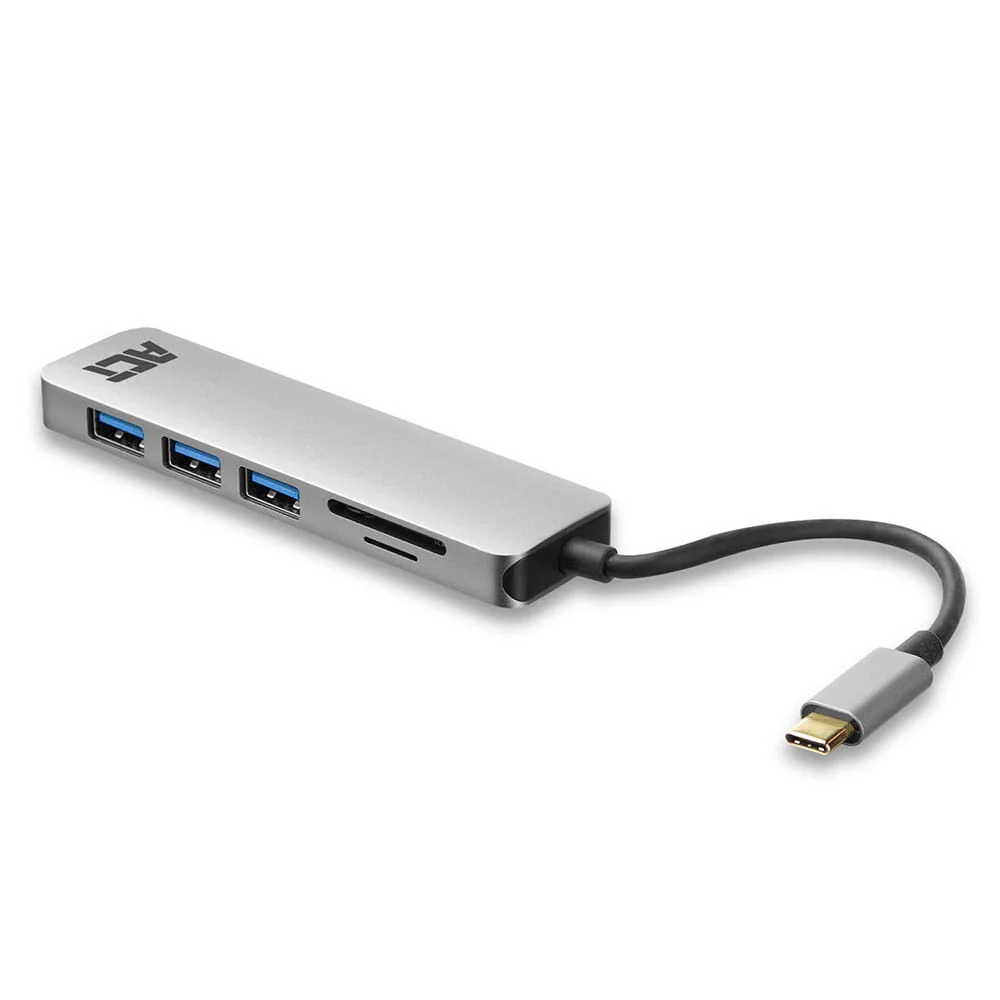 ACT USB-C hub 3.0, 3x USB-A, cardreader, PD pass-through - Image 5