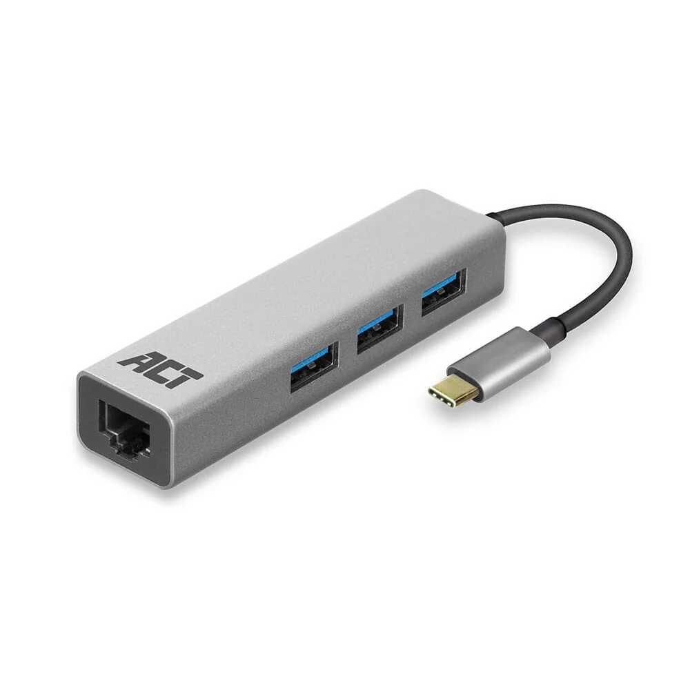 ACT USB-C hub 3.0, 3x USB-A, Gigabit ethernet - Image 10