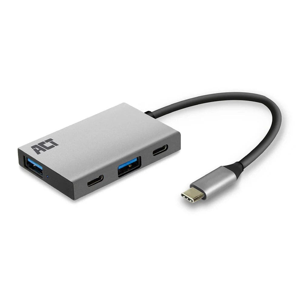ACT USB-C hub 3.2 Gen2 10Gbps, 2x USB-C, 2x USB-A - Image 5