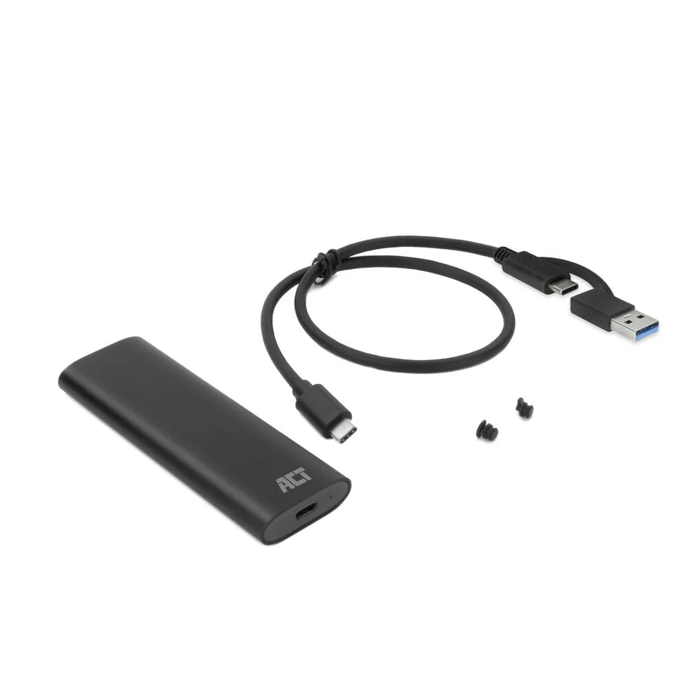 ACT USB-C M.2 NVMe / PCIe SSD Enclosure, tool-free - Image 4