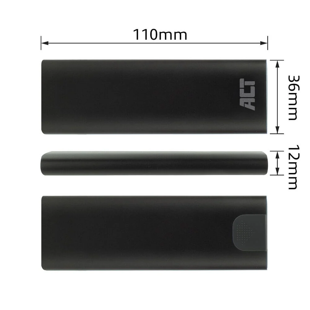 ACT USB-C M.2 NVMe / PCIe SSD Enclosure, tool-free - Image 8