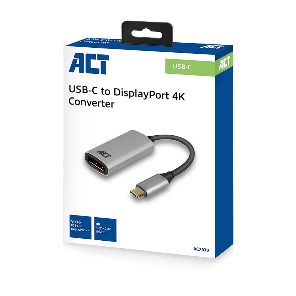 ACT USB-C naar DisplayPort female adapter 4K - Image 12
