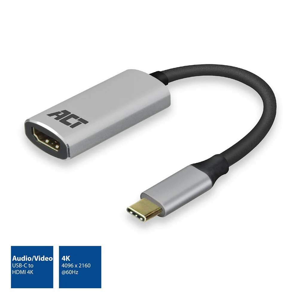 ACT USB-C naar HDMI female adapter, 4K - Image 2