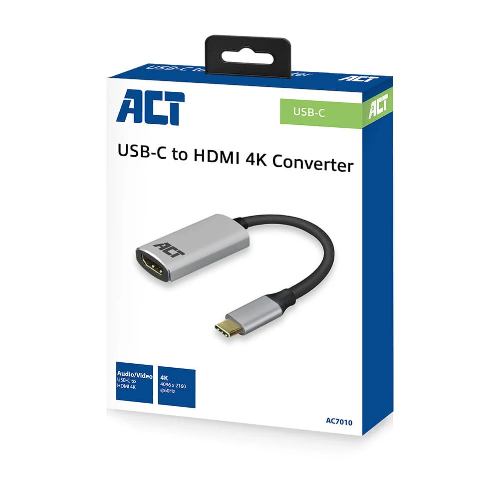 ACT USB-C naar HDMI female adapter, 4K - Image 4
