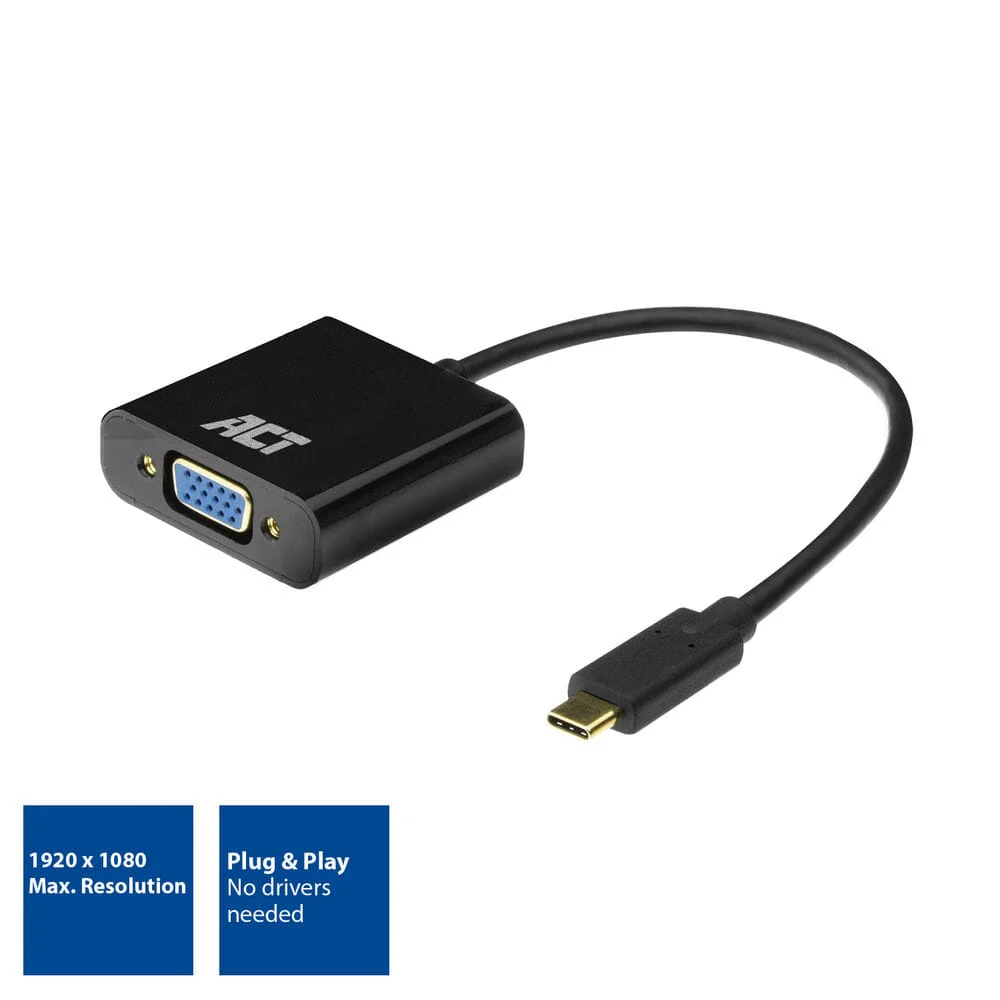 ACT USB-C naar VGA adapter - Image 3