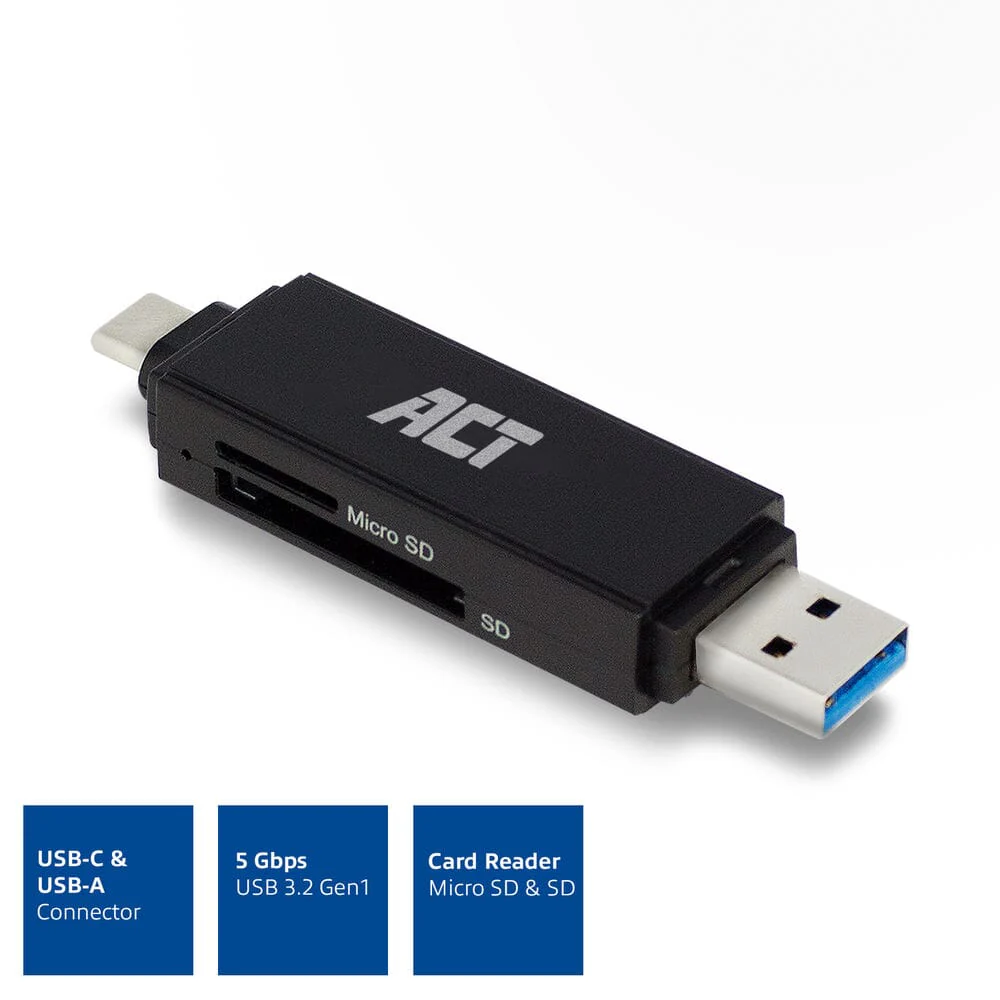 ACT USB-C/USB-A 3.0 card reader - Image 4