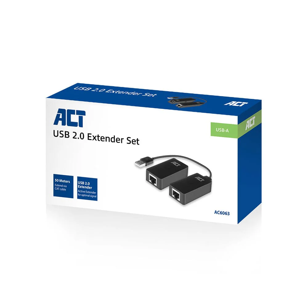 ACT USB Extender set over UTP, extender tot 50 meter - Image 5
