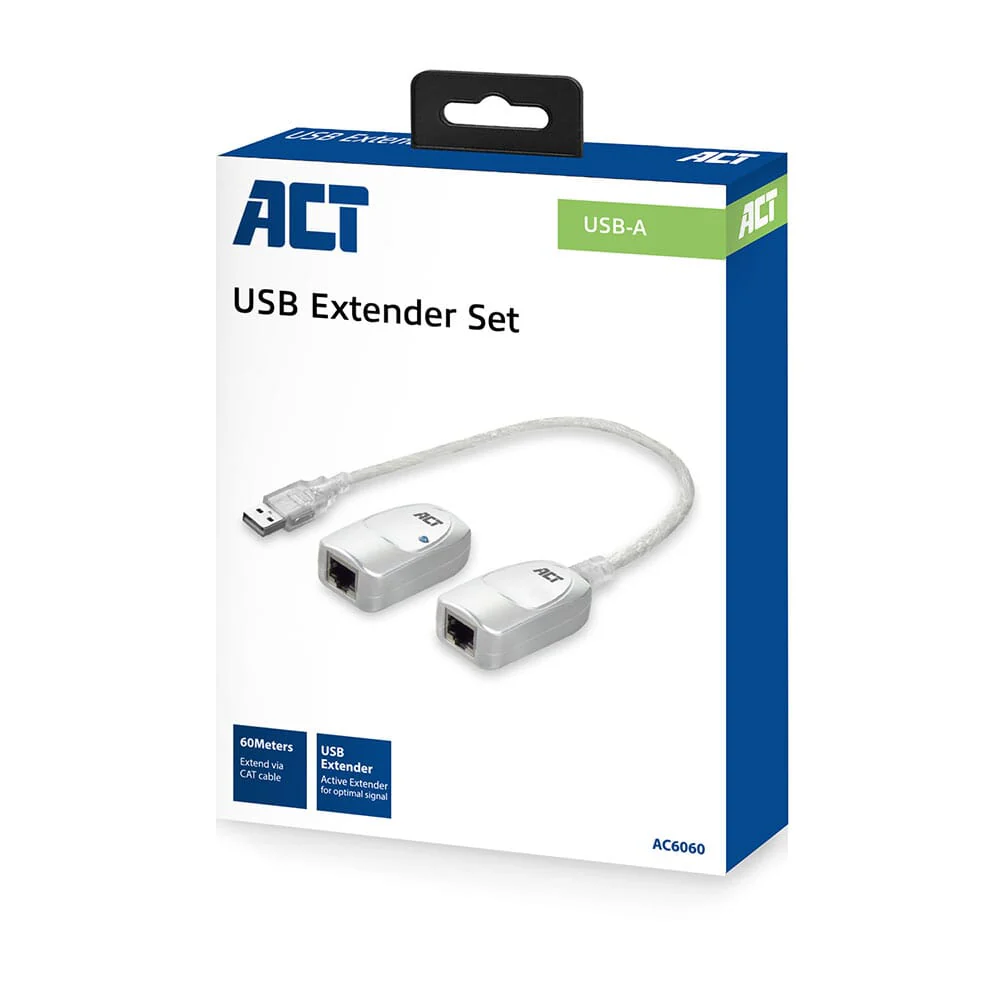 ACT USB Extender set over UTP, extender tot 60 meter - Image 4
