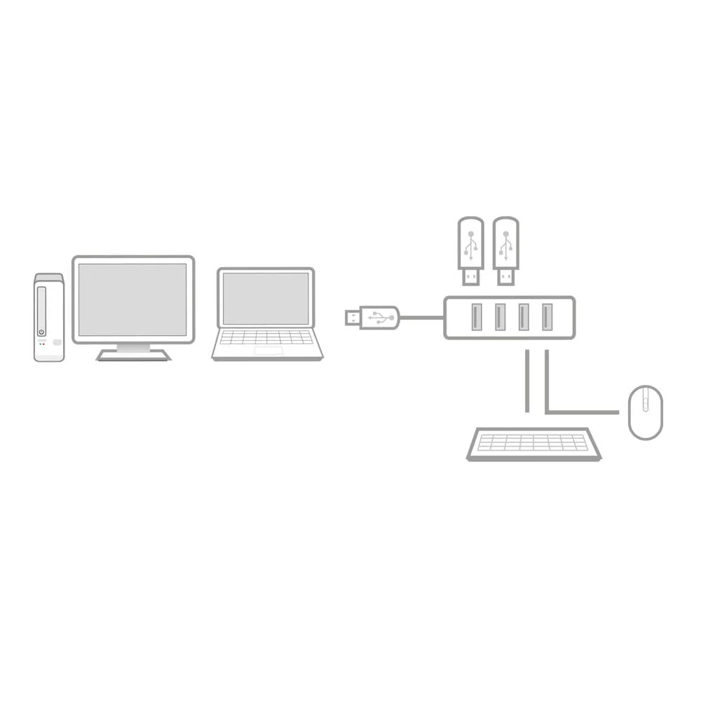 ACT USB hub 3.0, 4 poorts USB-A - Image 4