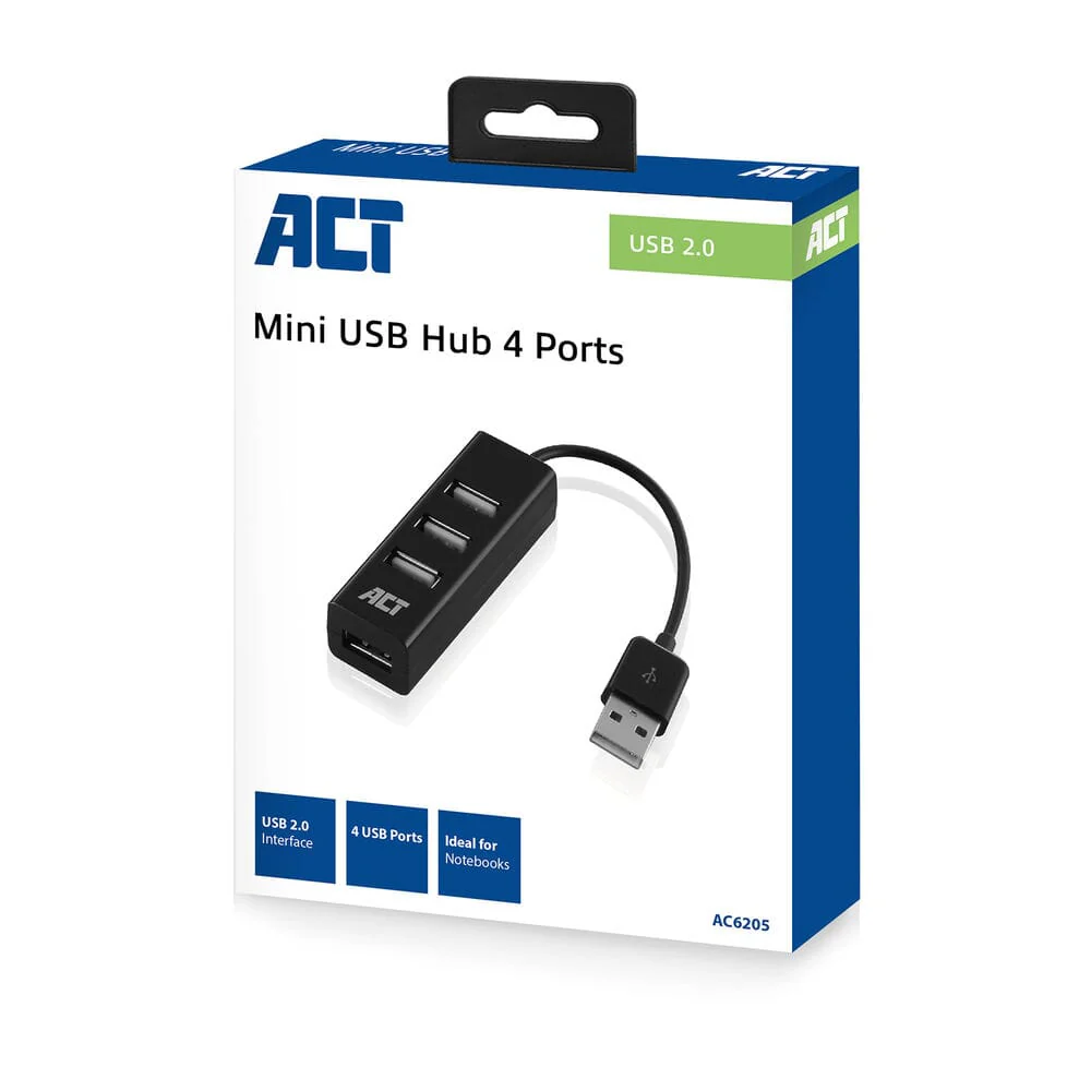 ACT USB hub 4 poorts USB-A - Image 8
