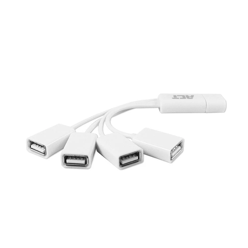 ACT USB hub 4 poorts USB-A, flexibel - Image 4