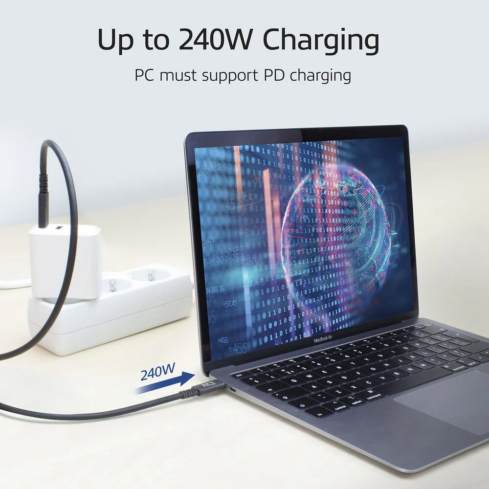 ACT USB4� 40Gbps aansluitkabel C male - C male 0,8 m USB-IF - Image 8