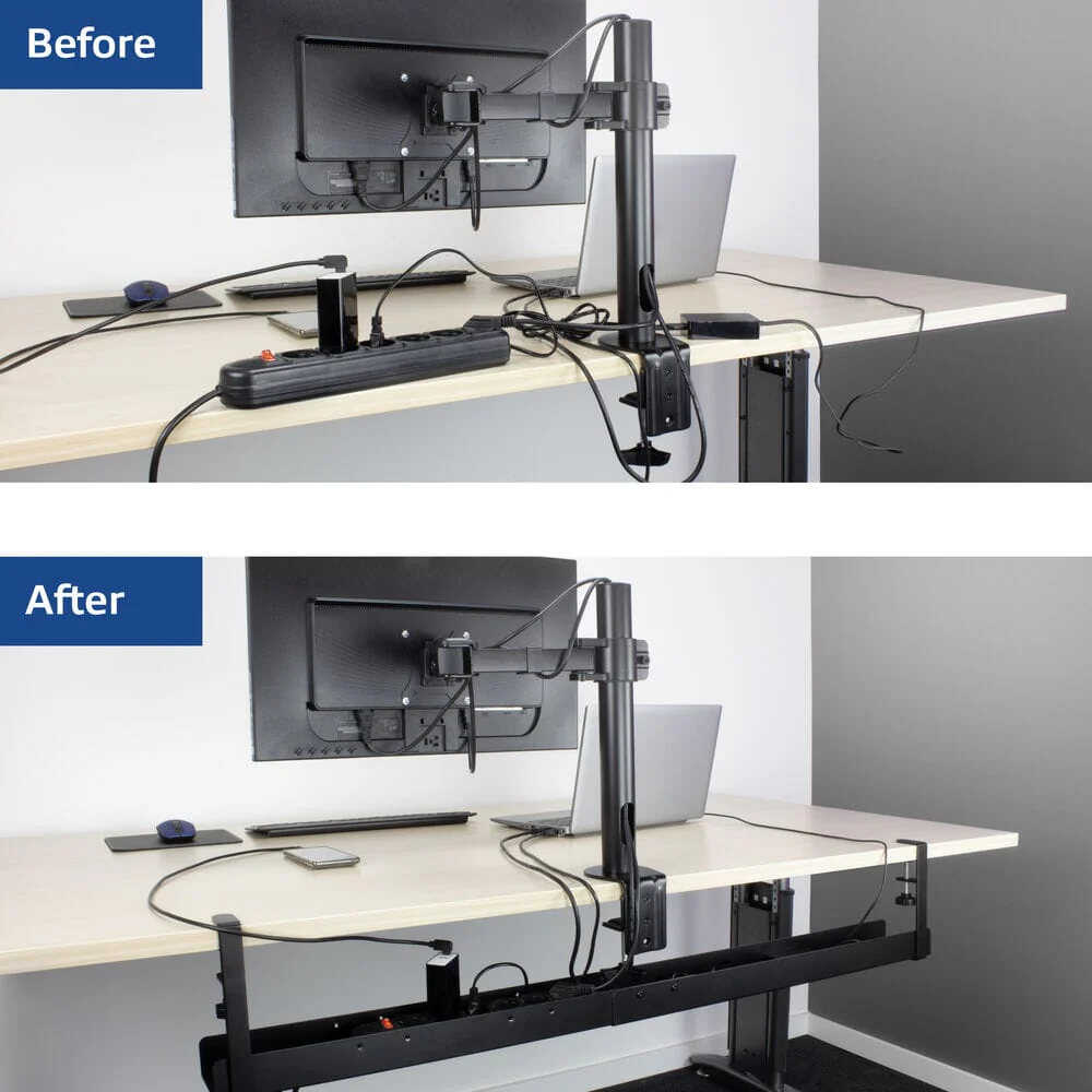 ACT Verstelbare kabelgoot voor onder een bureau - Image 4