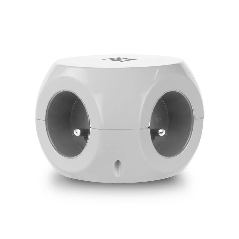 ACT Vierkante stekkerdoos (PDU) met 3 sockets type E 1,5m - Image 4