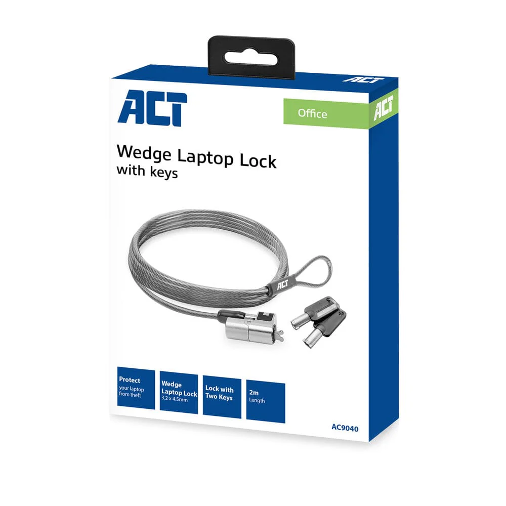ACT Wedge laptopslot met sleutels - Image 2