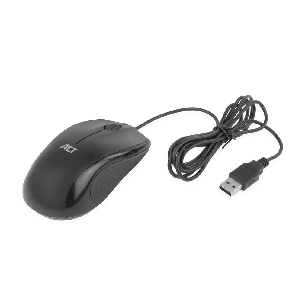 ACT Wired full-size optical mouse 1000 DPI, silent click - Image 3