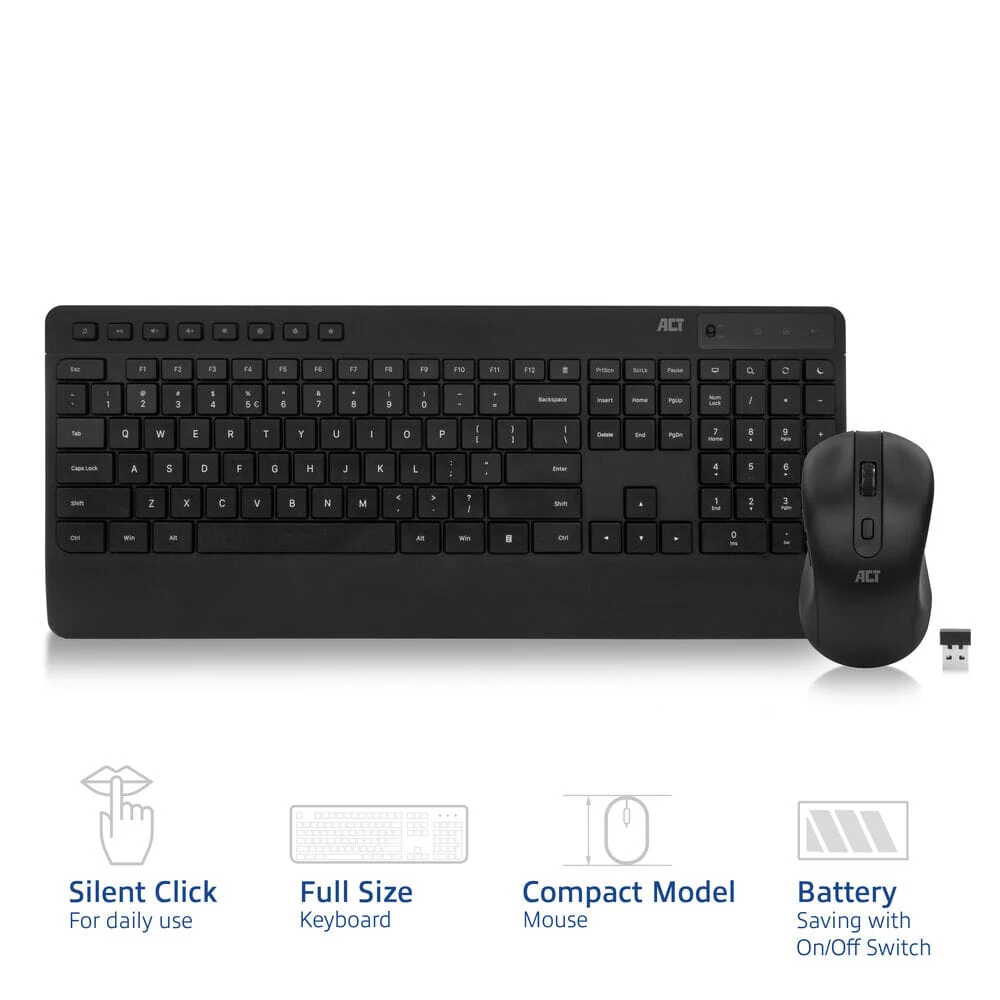 ACT Wireless keyboard and mouse bundle (Qwerty) - Image 2