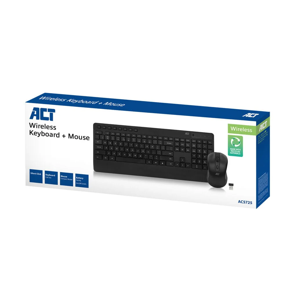 ACT Wireless keyboard and mouse bundle (Qwerty) - Image 8