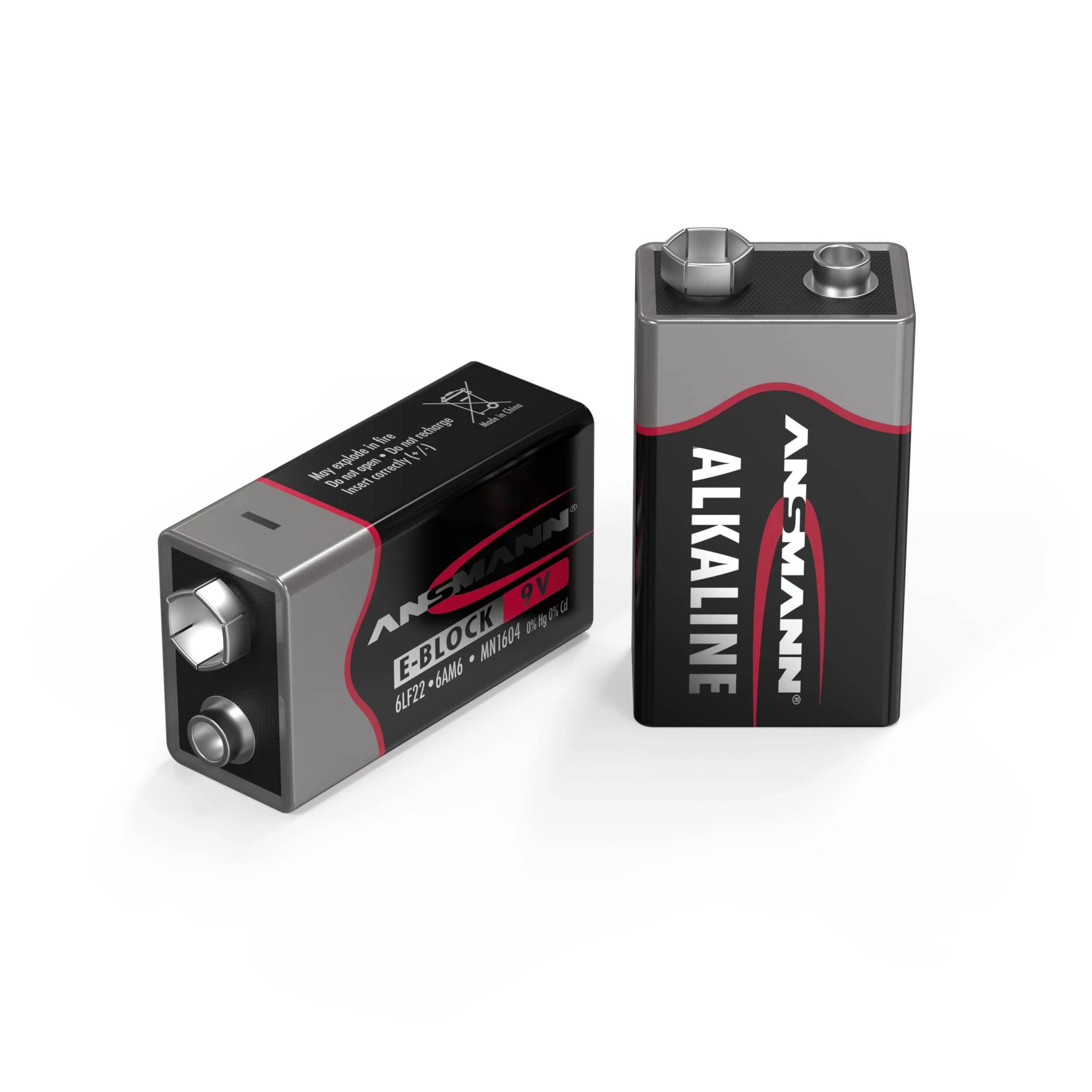 Ansmann Alkaline batterij 9 volt E blok / 6LR61 2 pcs. Krimp - Image 2
