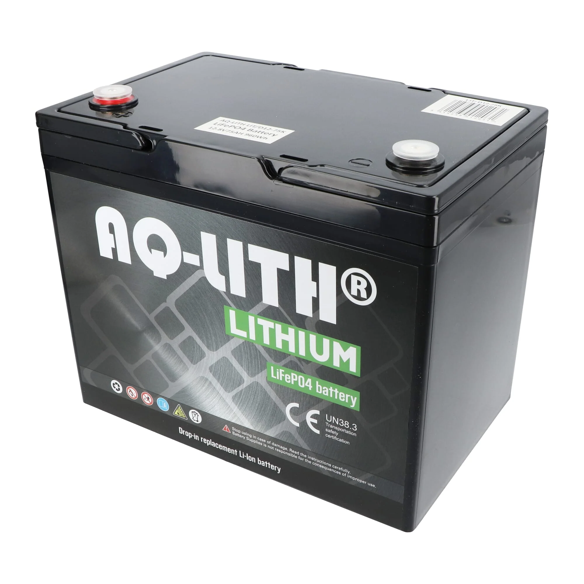 AQ-Lith LIFEPO4 Accu 12V 75Ah - Image 2