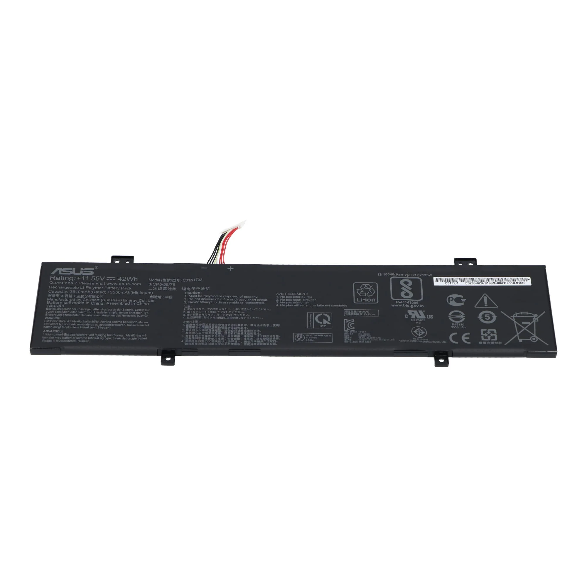 Asus Laptop Accu 3550 mAh - Image 2