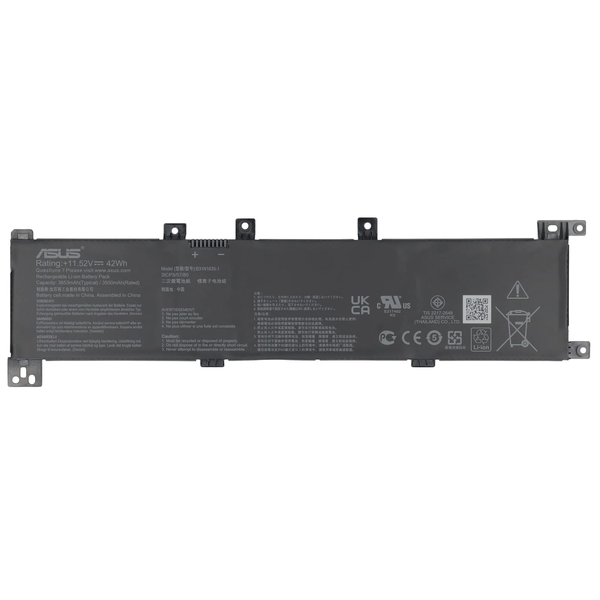 Asus Laptop Accu 3650mAh - Image 3