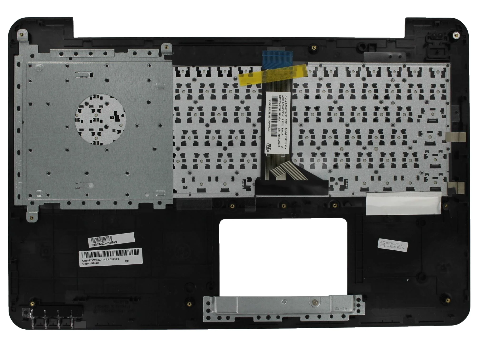 Asus Laptop Toetsenbord Azerty BE incl. Top Cover - Zilver - Image 2