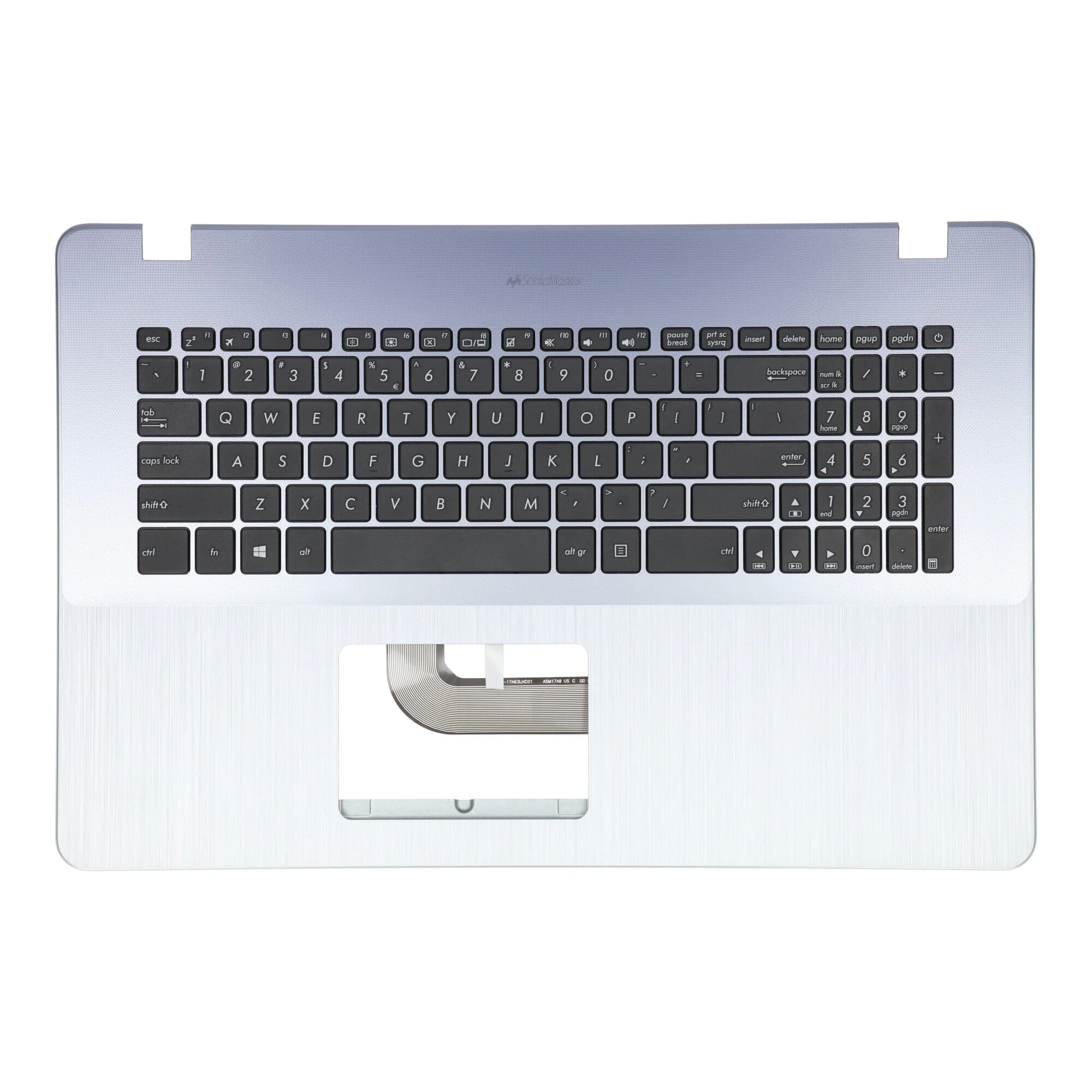 Asus Laptop Toetsenbord Qwerty US +Top Cover - Image 4